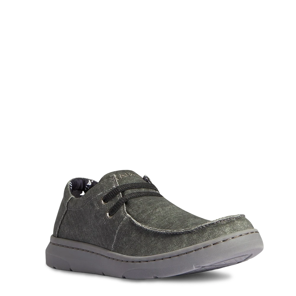 Ariat Men's Hilo Stretch Charcoal Canvas Shoes 10038391