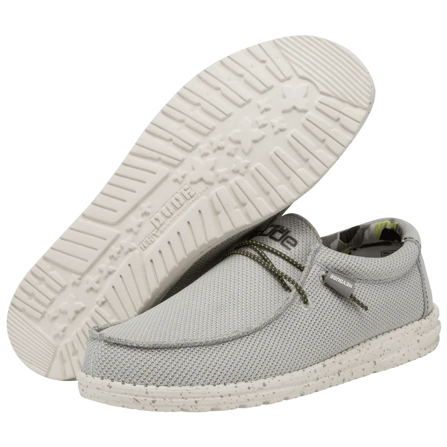 Hey Dude Men's Wally Sox Fog Shoes 110353080 - Image 3