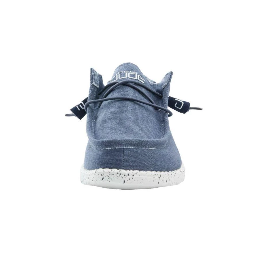 Hey Dude Men's Wally Stretch Blue Shoes 110382600 - Image 5