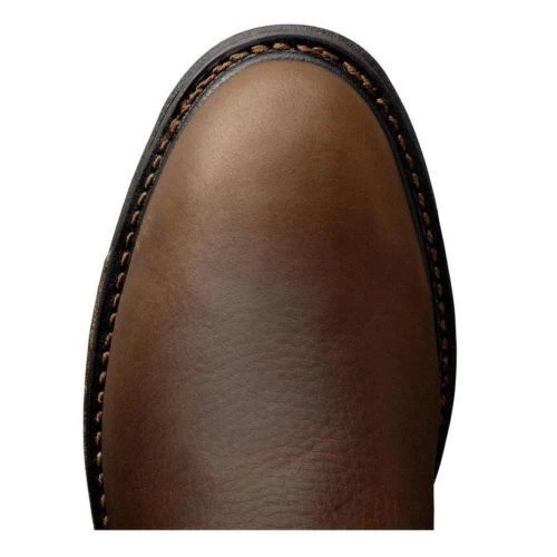 Ariat Men's WorkHog Pull-On H2O Oily Distressed Brown Boots 10001198 - Image 3