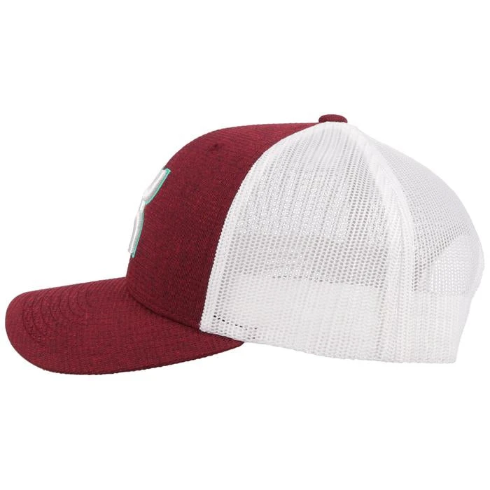 Hooey Men's "Sterling" Maroon And White Hat 2106T-MAWH - Image 3