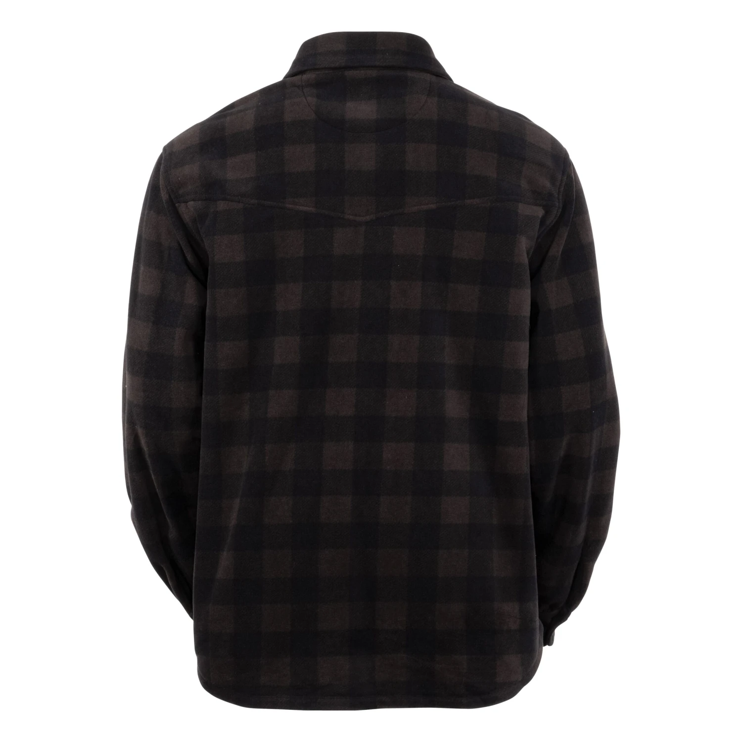 Outback Trading Company Men's Charcoal Plaid Big Shirt 4268-CHR - Image 3