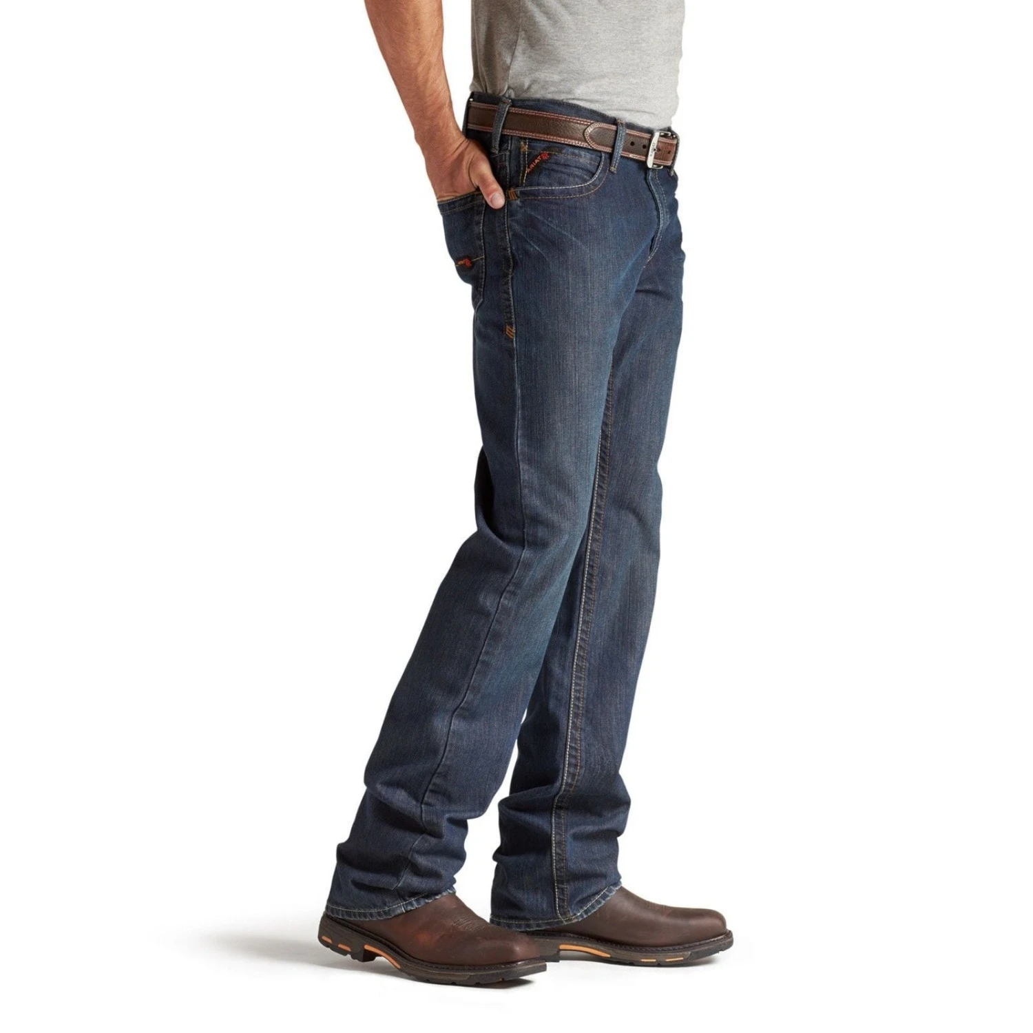 Ariat® Men's FR Flame Resistant Low Rise Boot Cut Jeans 10012555 - Image 3