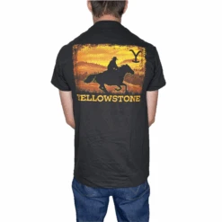 ChangesĀ® Men's Yellowstone Riding Silhouette Graphic T-Shirt 66-331-182
