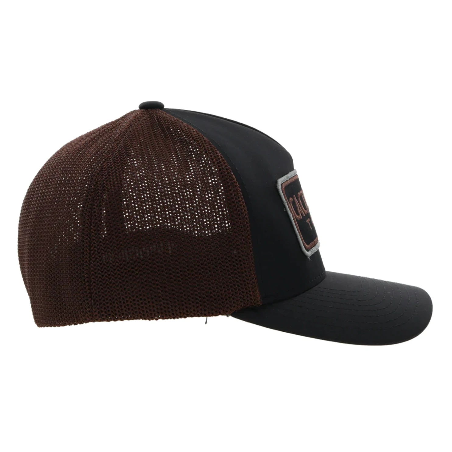 Hooey® Men's Cactus Ropes 5-panel Black & Brown Flexfit Cap CR085 - Image 4