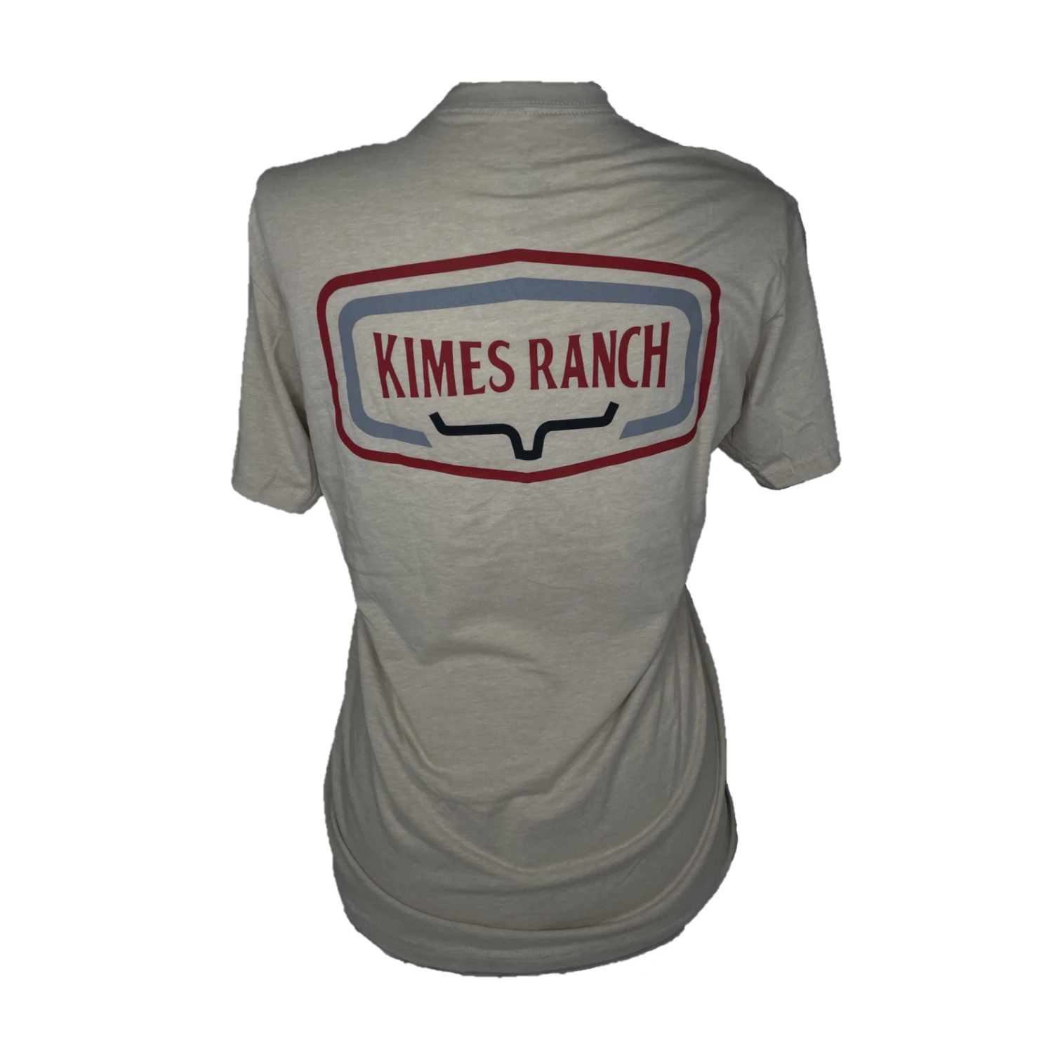 Kimes Ranch® Men's Logo Dodson Cream Beige Graphic T-Shirt DT-CRM