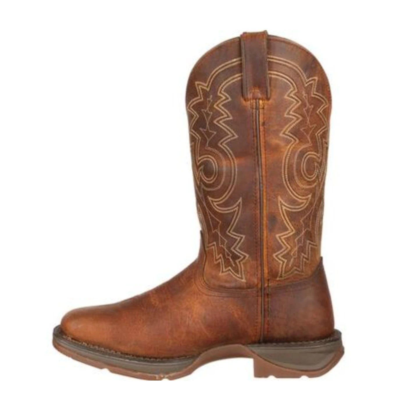 Durango® Men's 12" Western Brown Square Toe Work Boots DB4343 - Image 4