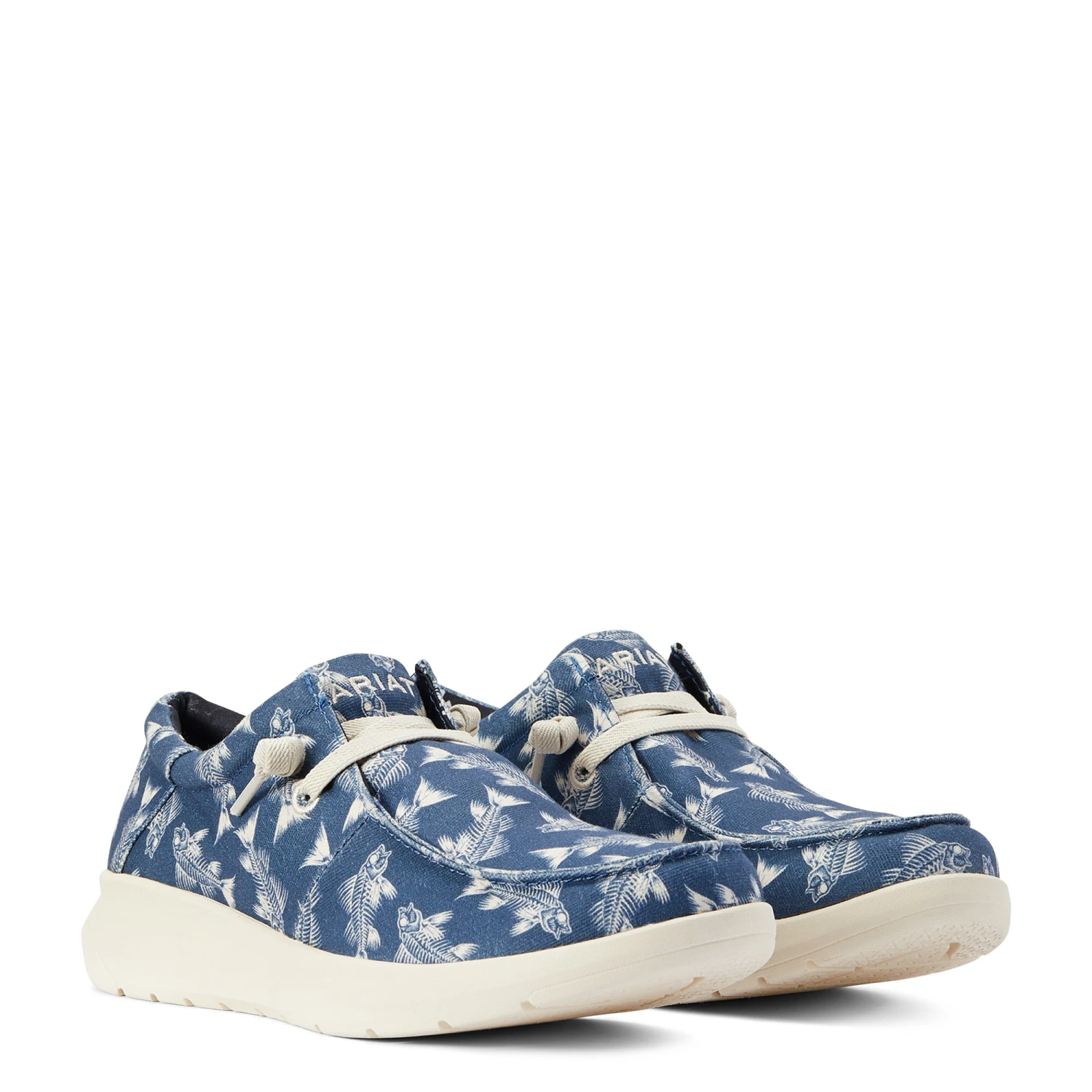 Ariat® Men's Hilo Stretch Lace Bonefish Blue Slip On Shoes 10042500 - Image 3