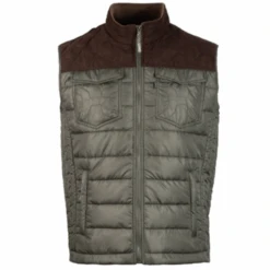 Hooey® Men'sOlive & Brown Vest HV097OLBR