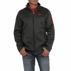 Cinch® Men's Charcoal Solid Sweater Jacket MWJ1570001