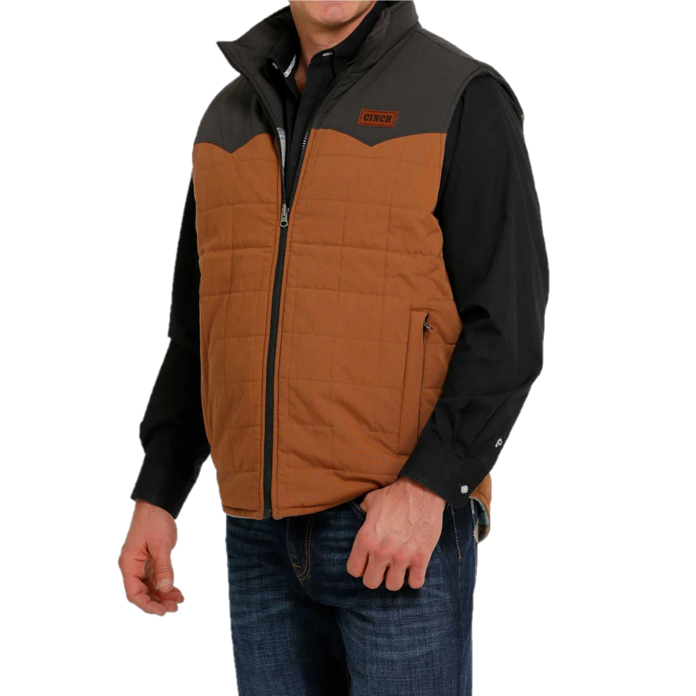 Cinch® Men's Color Block Reversible Vest MWV1576001 - Image 5