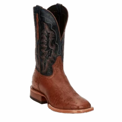Tony Lama® Men's Murillo Embroidered Navy Western Boots SA6101