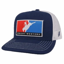 Hooey Men's Wright Brothers Navy & White Trucker Cap WB003