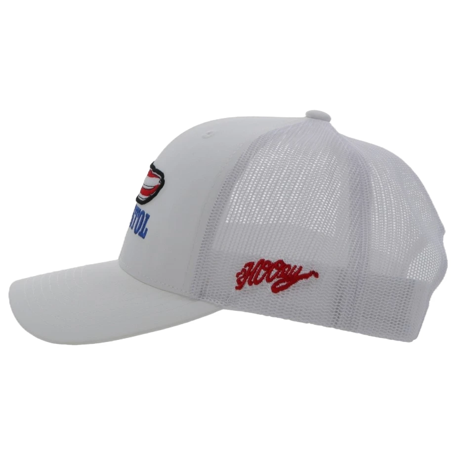 Hooey® Men's Resistol Logo White Trucker Cap 2351T-WH - Image 2