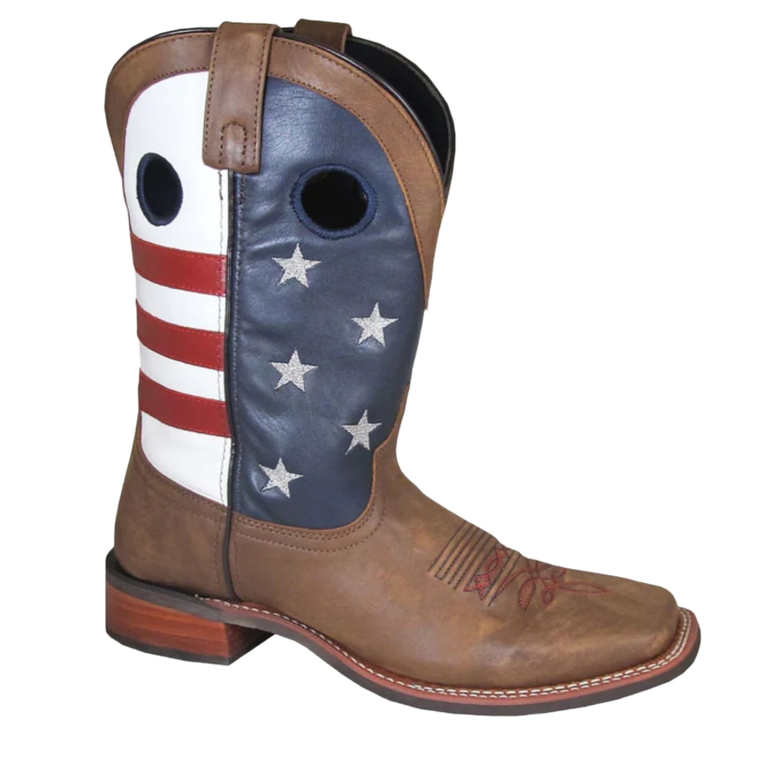 Smoky Mountain® Men's Stars And Stripes Square Toe Western Boots 4880