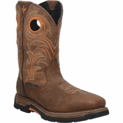 Dan Post Men's Storms Eye Waterproof Brown Work Boots DP56414
