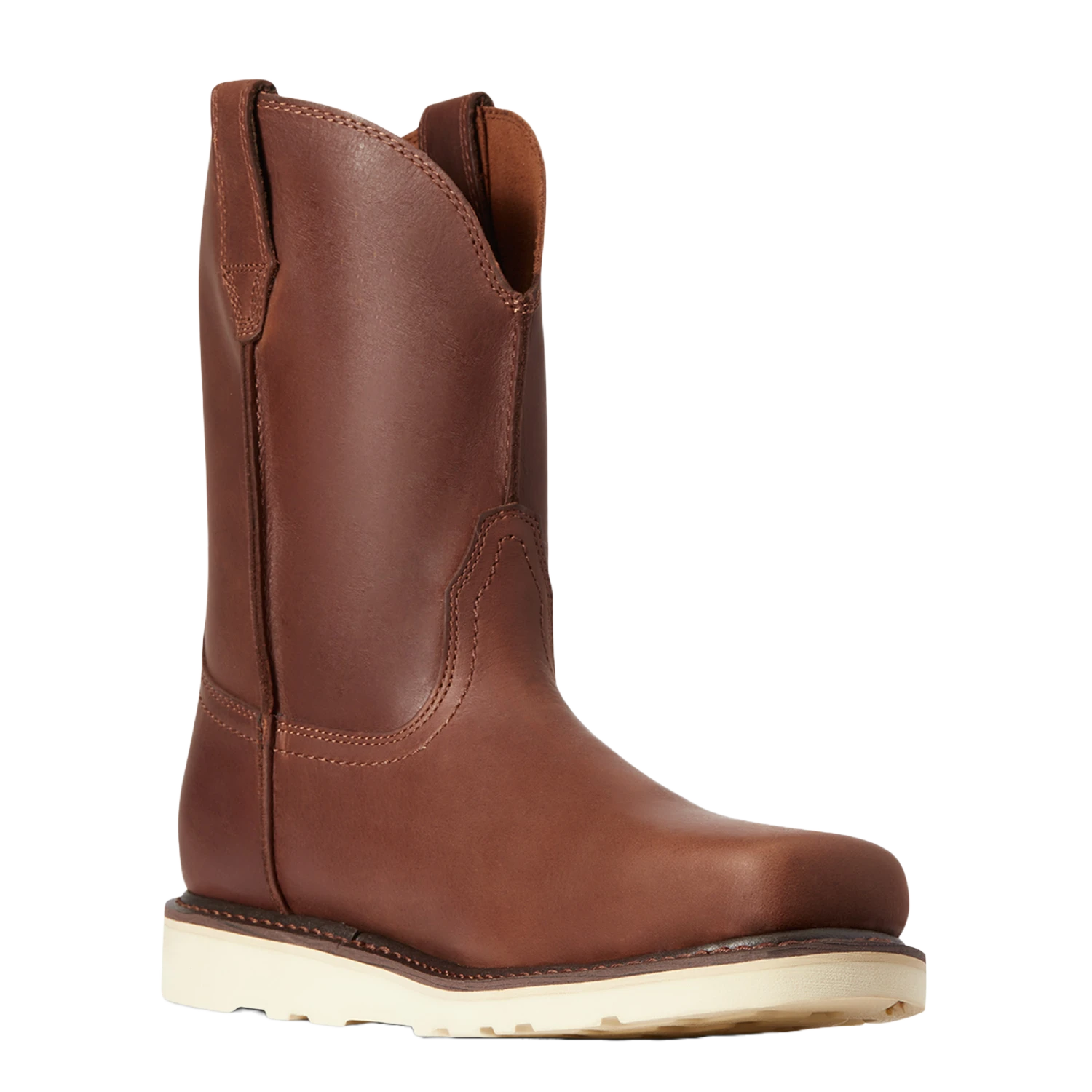 AriatĀ® Men's Rambler Wedge Foothill Brown Steel Toe Work Boots 10035883