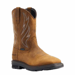 Ariat Men's Sierra Shock Shield® Brown Wide Square Toe Boots 10044545