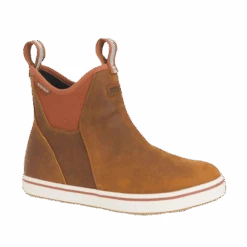 XTRATUF® Men's 6' Leather Orange Ankle Deck Boot XAL700