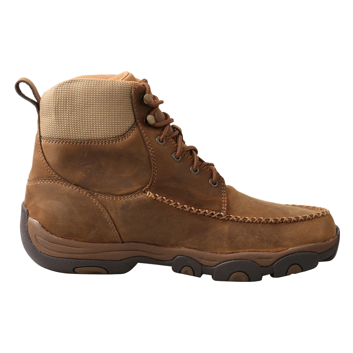 Twisted X Men's Distressed Saddle Brown Driving Moc Boots MHKW005 - Image 2