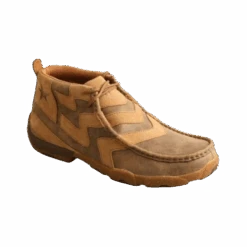 Twisted X® Men's Bomber Brown Lace Up Chukka Driving Moc MDM0089