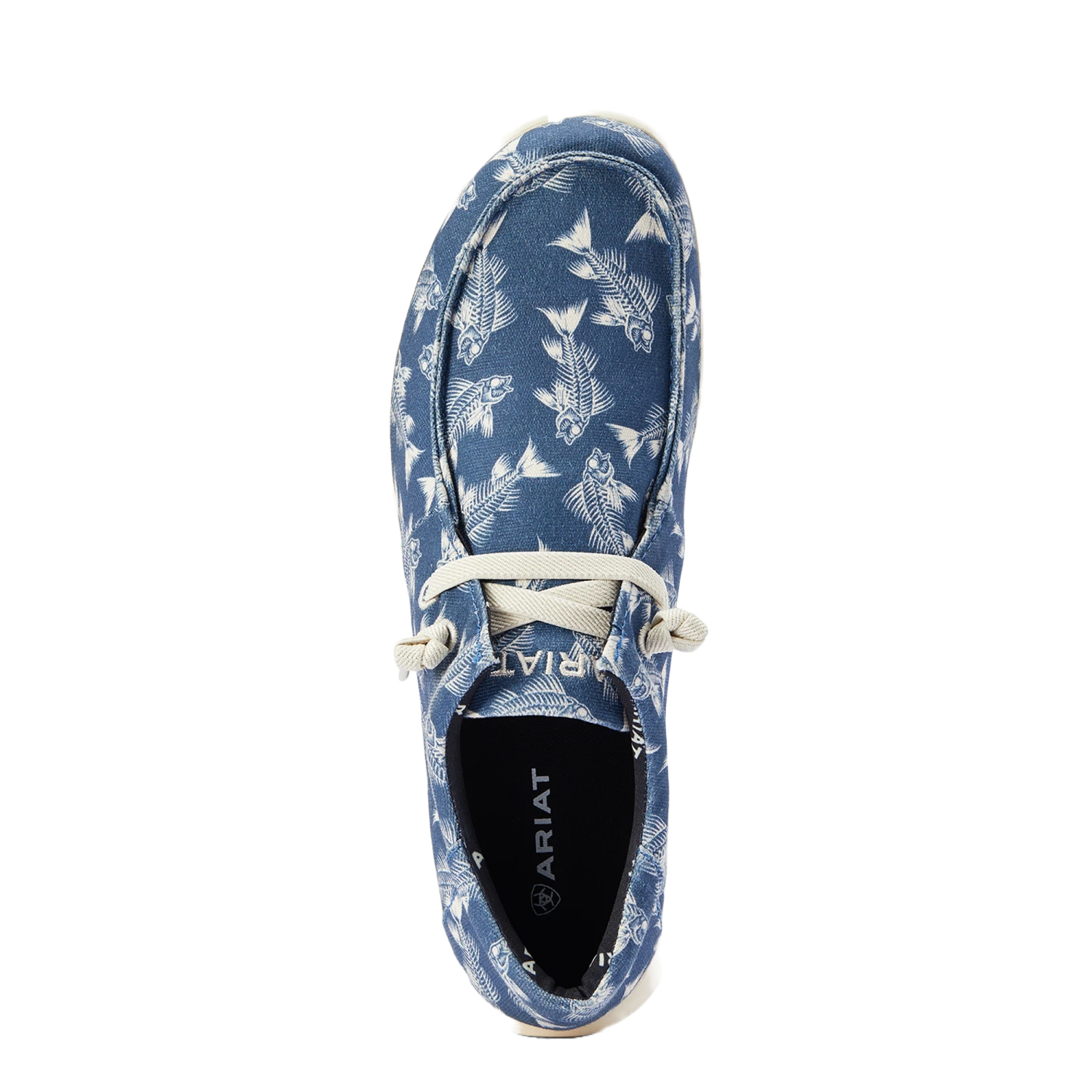 Ariat® Men's Hilo Stretch Lace Bonefish Blue Slip On Shoes 10042500 - Image 2