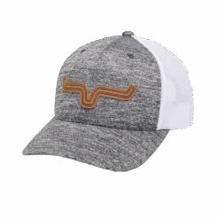 Kimes Ranch® Men's Roped LP Grey Heather Trucker Cap ROPED-GH