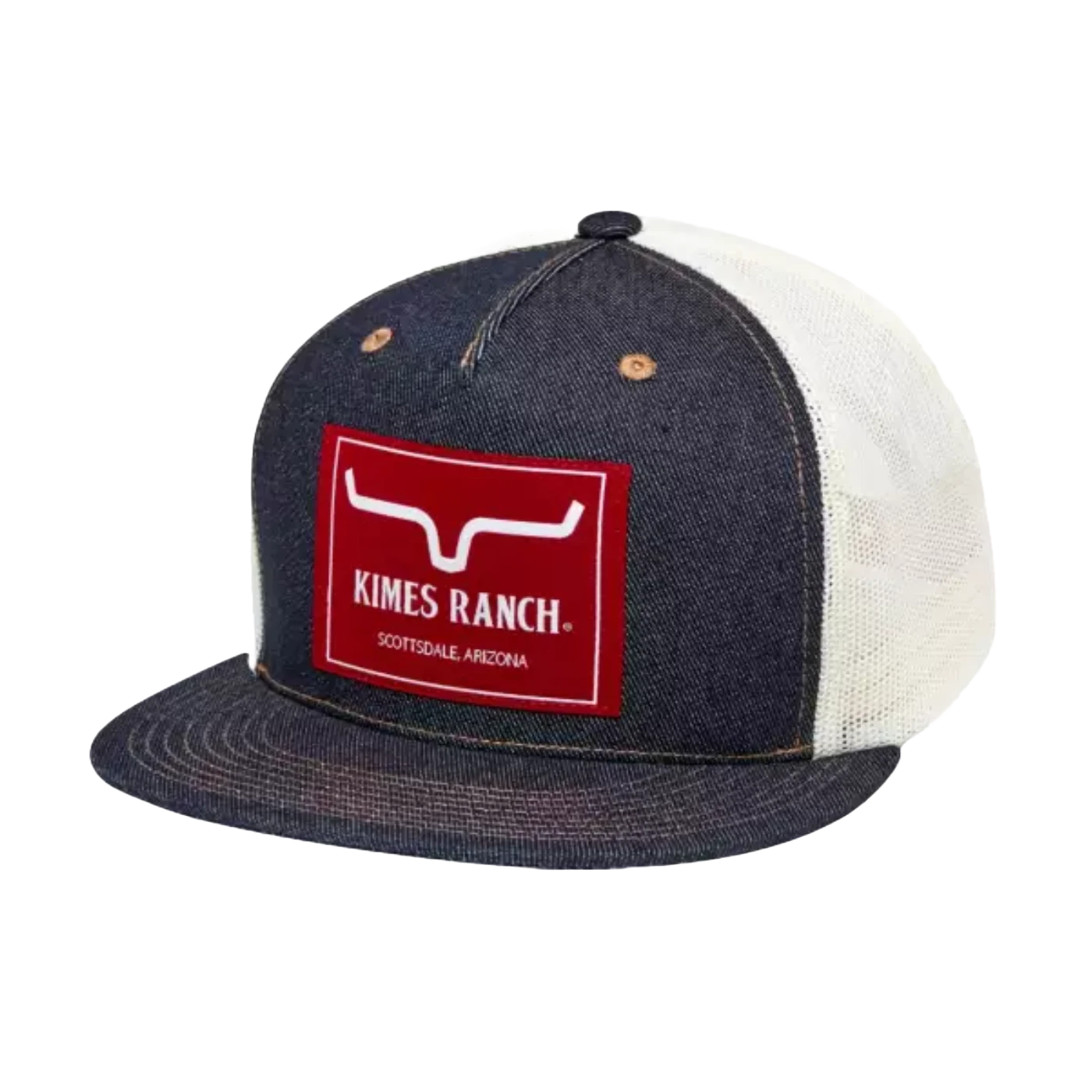 Kimes Ranch Blaster Denim Trucker Cap BLAST-DEN