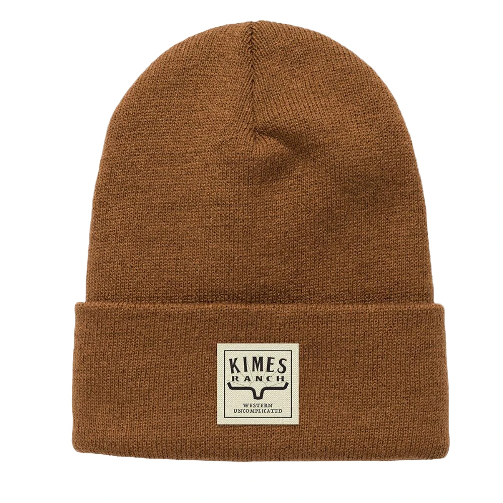 Kimes Ranch Workday Label Brown Beanie WLC-BRN