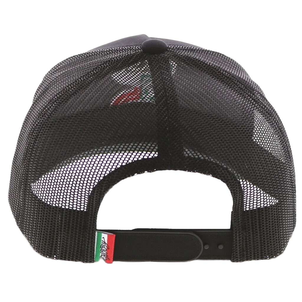 Hooey Boquillas Black 5 Panel Mid Profile Hat 1909T-BK - Image 2