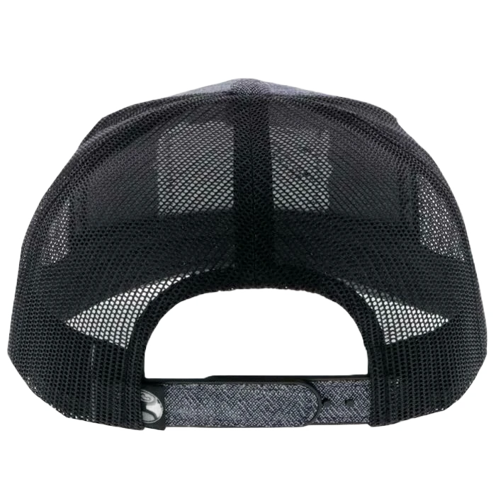 Hooey Liberty Roper Navy Denim Snapback Cap 2010T-NVBK - Image 2