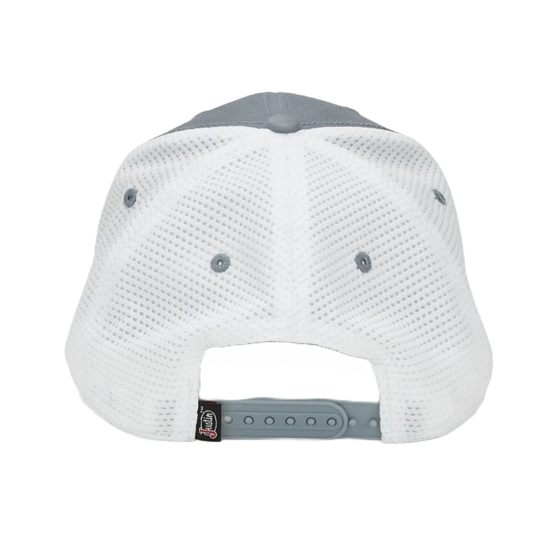 Justin Men's Classic Logo Striped Print Snapback Cap JCBC723-GRY - Image 2