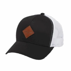 Kimes Ranch® Unisex Black Diamond Leather Logo Patch Cap DCAP-BLK