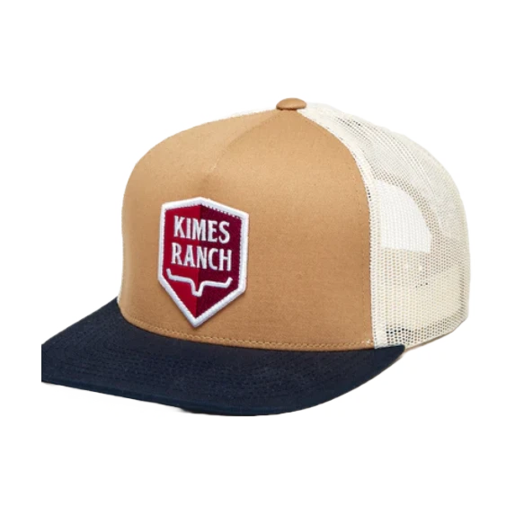 Kimes Ranch® Unisex Jack Trucker Work Wear Brown Cap S22-1020WB