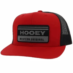 Hooey® "Horizon" Red & Black Snapback Hat 2135T-RDBK