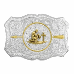 Montana Silversmiths®Praying Cowboy Belt Buckle 45710-917M