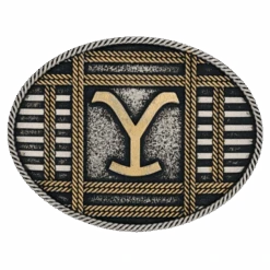 Montana Silversmiths® Men's Yellowstone Squared UpBuckle A912YEL