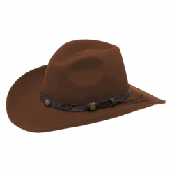 Twister Dakota Crushable Chestnut Brown Wool Cowboy Hat 7211057