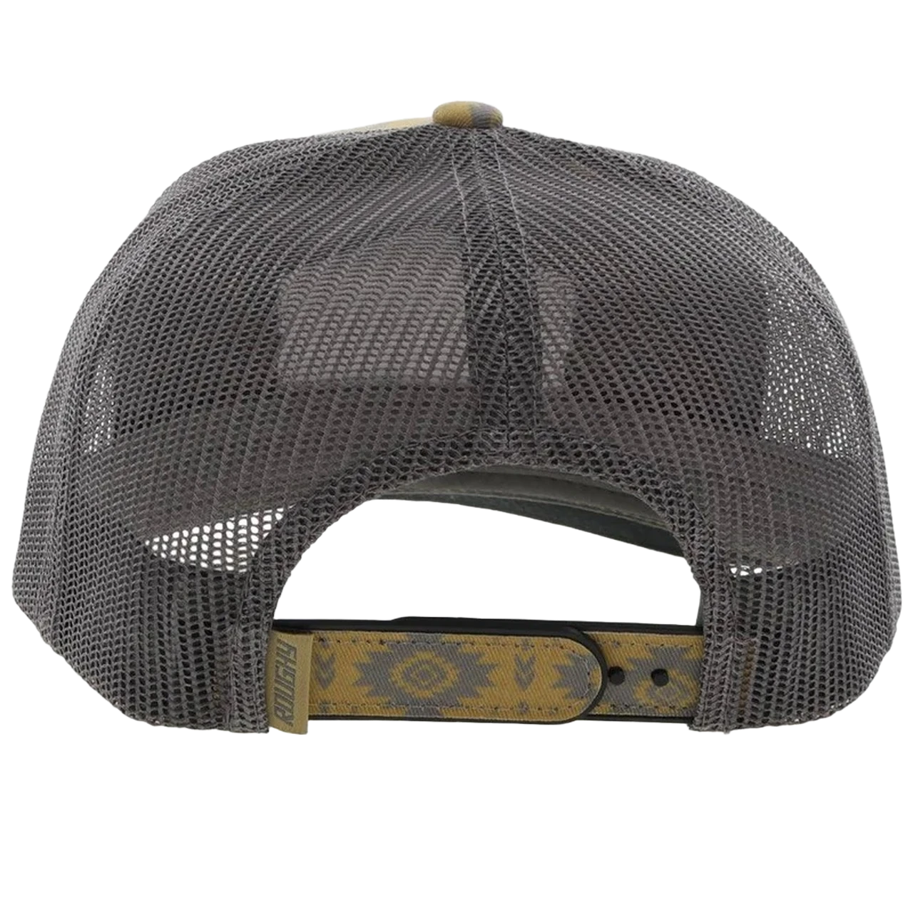 Hooey Men's "Tribe" Roughy 6-Panel Yellow & Grey Trucker Cap 4040T-YLGY - Image 2