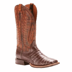 Ariat® Men's Double Down Caiman Belly Wide Square Toe Boots 10025088
