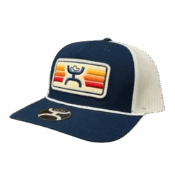 Hooey® Men's Sunset 5-panel Navy & Cream Trucker Cap 2239T-NVCR