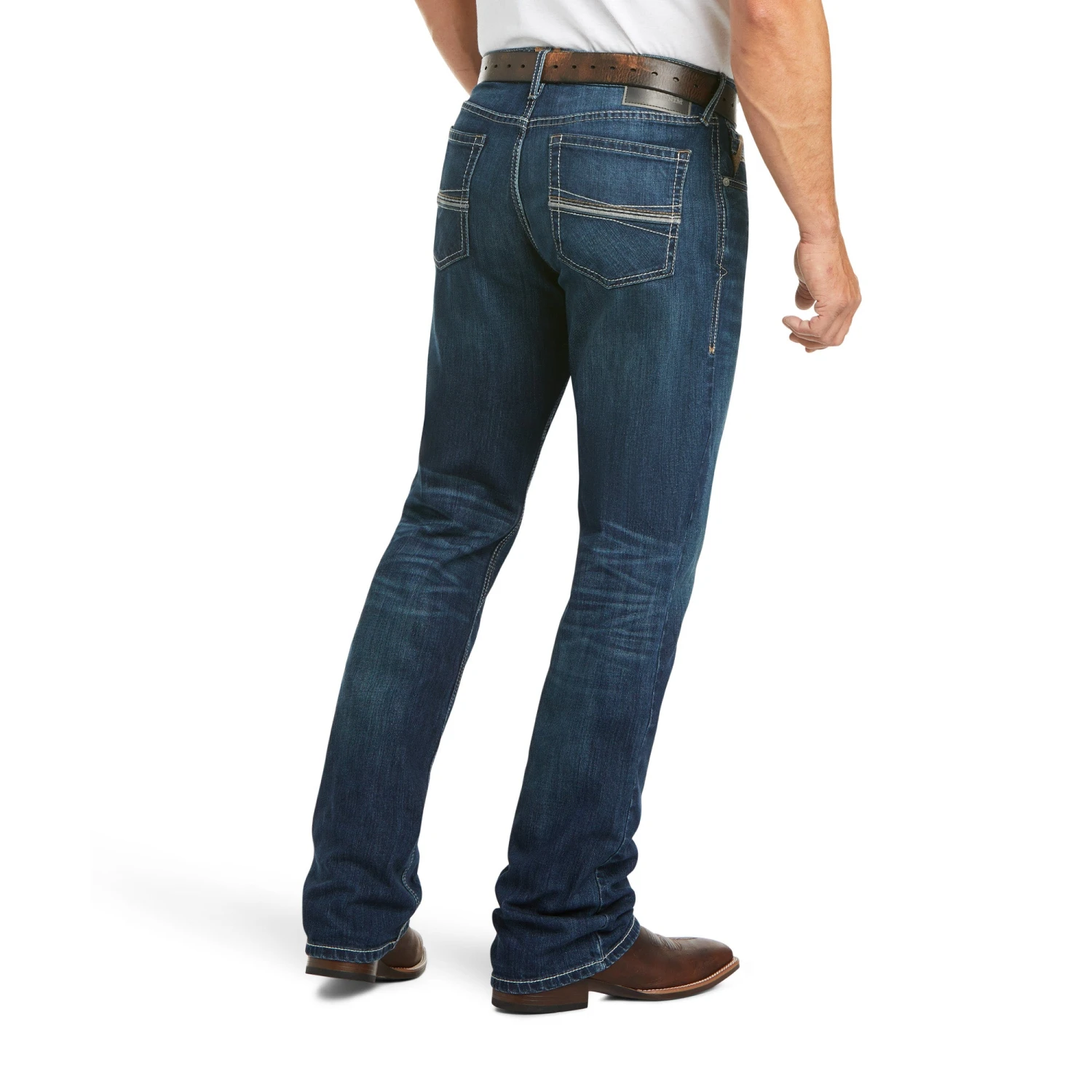 AriatĀ® Men's M4 Bragg Ford Relaxed Stretch Boot Cut Jeans 10034630