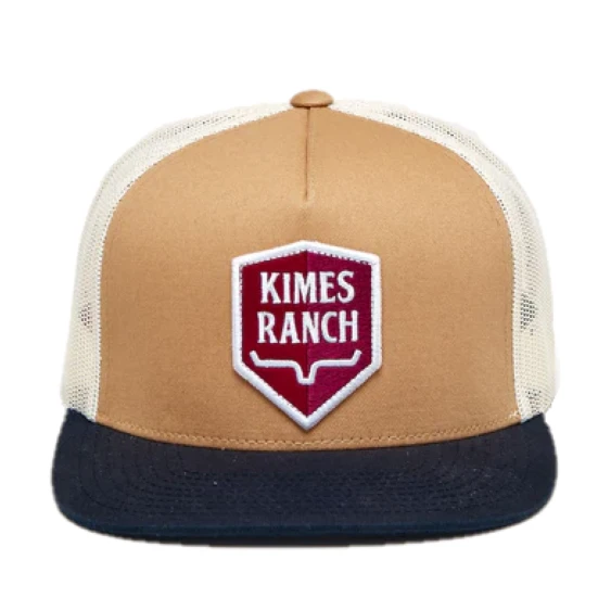 Kimes Ranch® Unisex Jack Trucker Work Wear Brown Cap S22-1020WB - Image 3