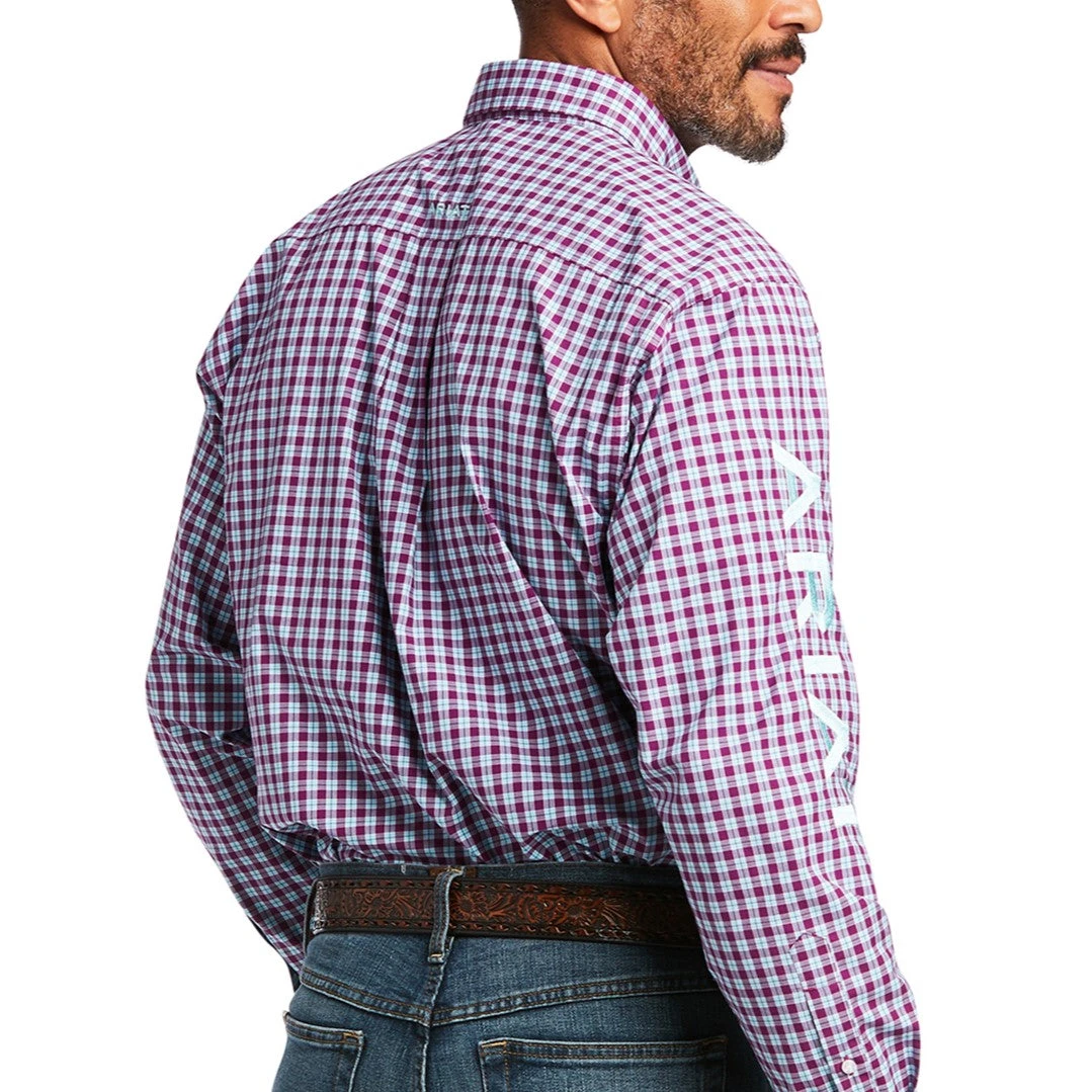 Ariat Men's Pro Team Tundra Classic Imperial Violet Shirt 10039660 - Image 2