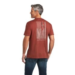 Ariat® Men's Farm Rust Heather Short Sleeve T-Shirt 10039931