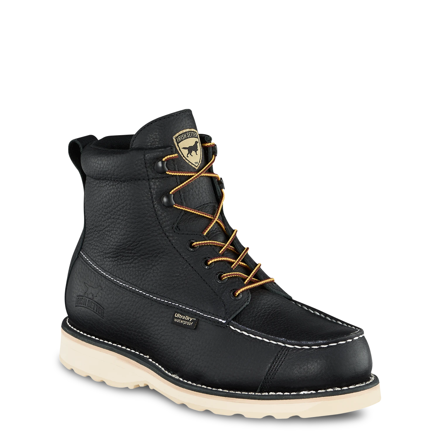 Irish Setter By Red Wing Men's Wingshooter Black Waterproof Boots 00845