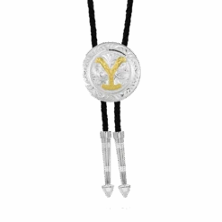 Montana Silversmiths Unisex Yellowstone Bolo Tie YELBTC475